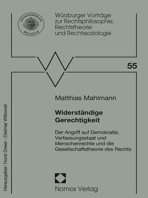 cover image of Widerständige Gerechtigkeit